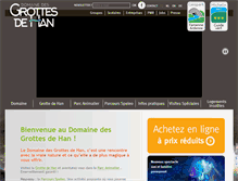 Tablet Screenshot of grotte-de-han.be
